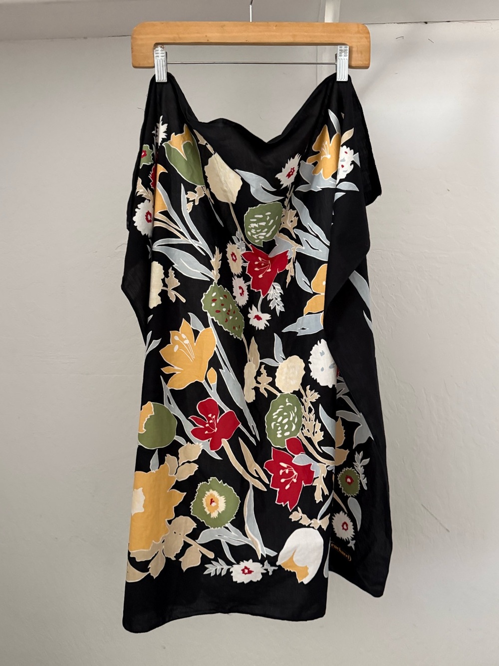 Big Cacharel Print Cotton Square Scarf